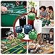 STARVAST 300 Stück Poker Chips - Poker Box, Kunststoff Pokerchips, Nummerierte Poker-Chips-5/10/20/50/100, Mini-Poker-Chips Halten Sie Reisen Poker-Chips Familienparty
