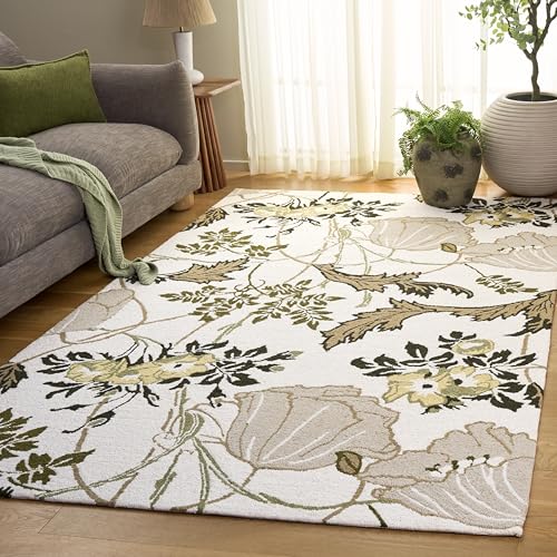 Tapete decorativo 182x122 cm de lana artesanal