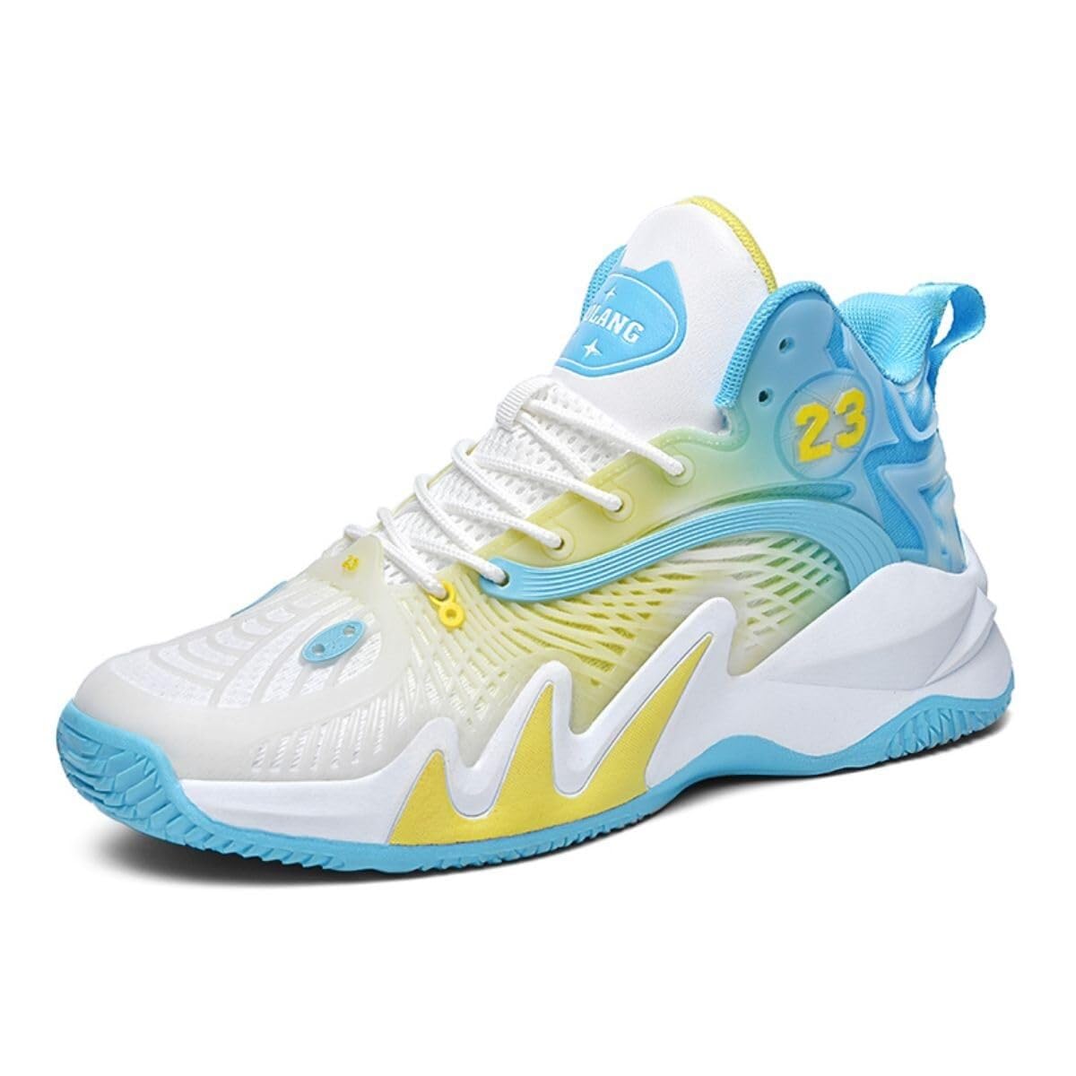 Botas de baloncesto de caña alta transpirables y antideslizantes para jóvenes 7