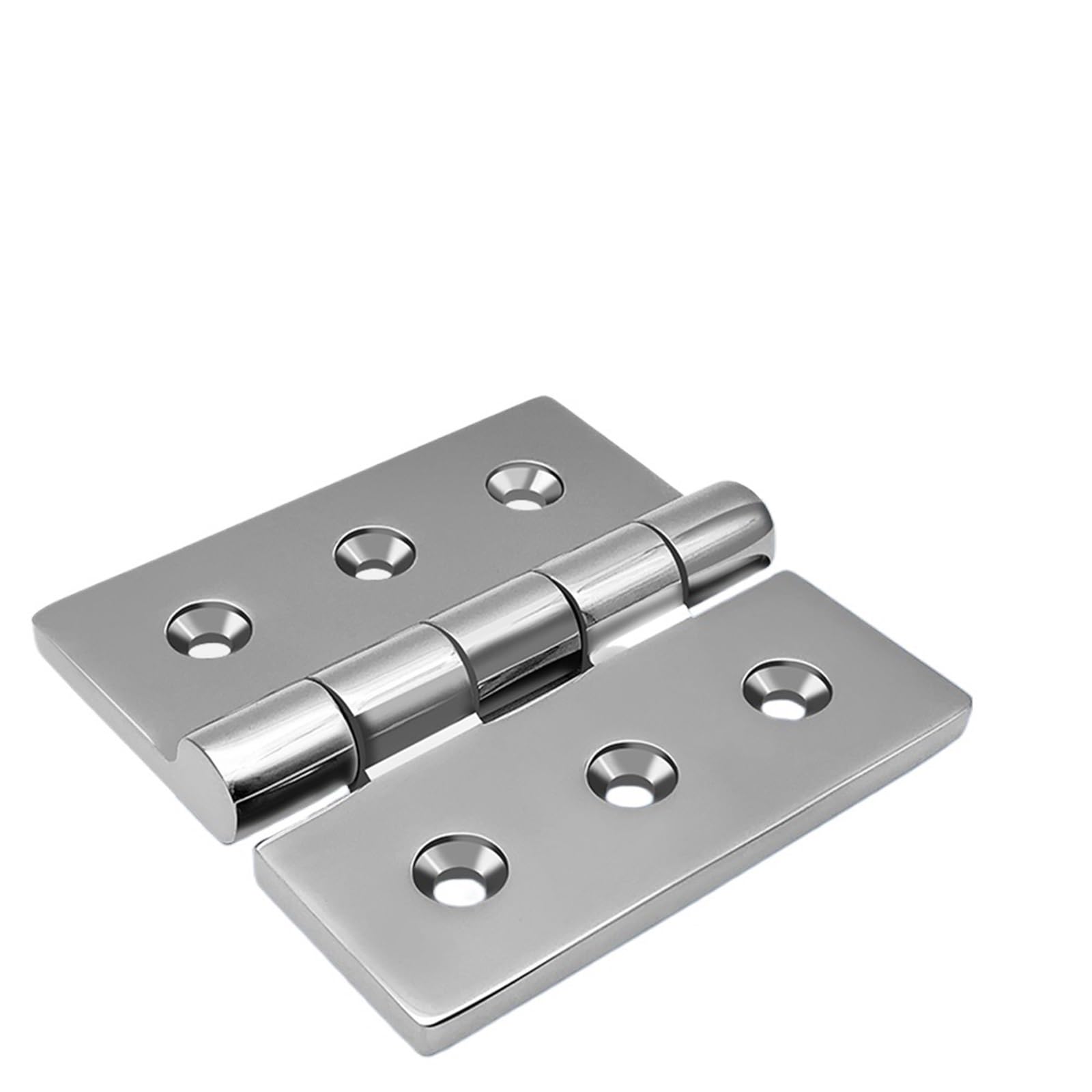 100mm Marine 316 Stainless Steel Hinge Boat Square Deck Casting Door Hinge Hardware 1Pcs