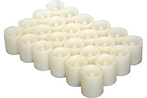 24-Pack Battery Operated Votive Candles