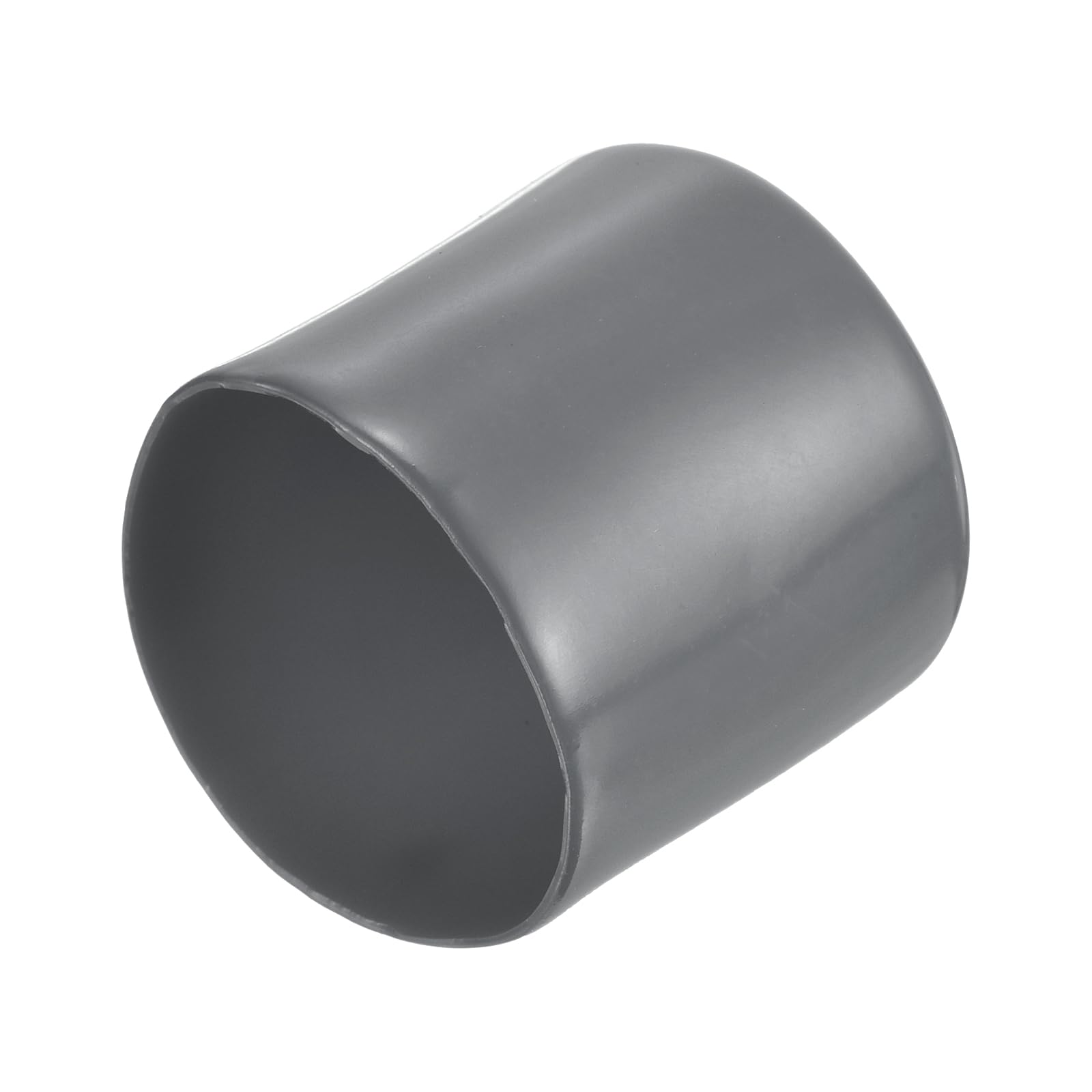 uxcell 20pcs Rubber End Caps 41mm ID Vinyl Round Tube Bolt Cap Cover Thread Protectors Dark Grey