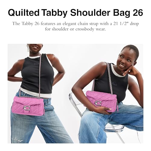 Image of Coach Women's Quilted Tabby Shoulder Bag 26 | Quilted