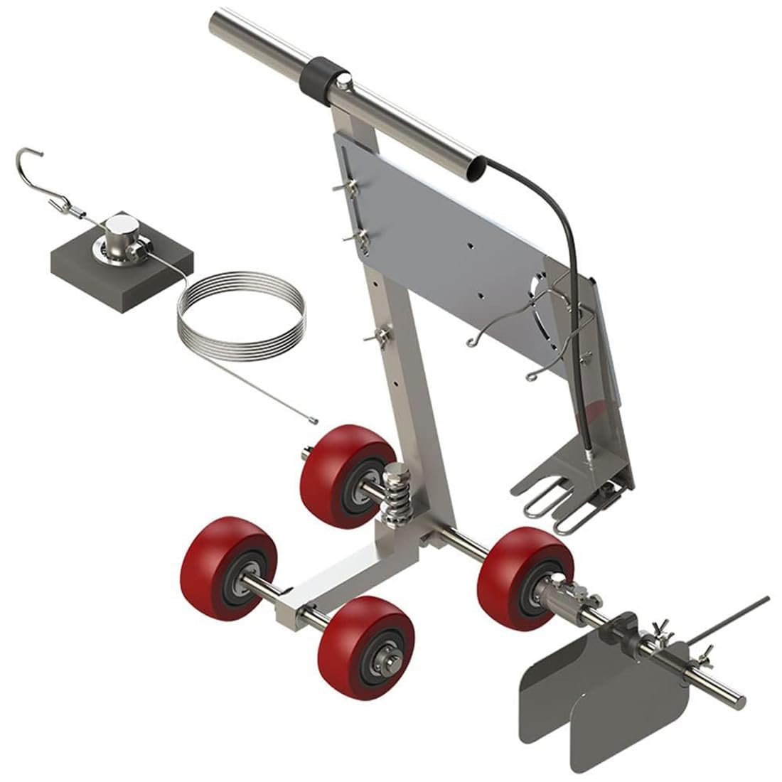 Aioneer Wheel Transfer Line Marking Machine, Lane Marking Applicator, Line Marker Machine, Marking Works With Road Or Grass Marking Paint, Court Scribing Device For Schools, Spor