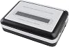 Yctze Portable USB Cassette to MP3 Converter, Tape to CD Audio Music Player Capture, Stereo Sound Quality for Vintage Cassette Enthusiasts