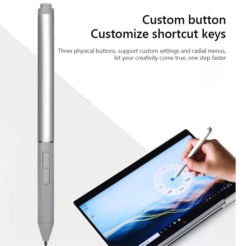 Bolígrafo recargable para HP Active Pen G3 EliteBook x360 G3/G4/G6/G7/G8/G9, para HP Elite x2 / ZBook Studio x360 G5 / ProBook G1/G2, T4Z24AA 1FH00AA 4KL69AA Pen con puntas, negro