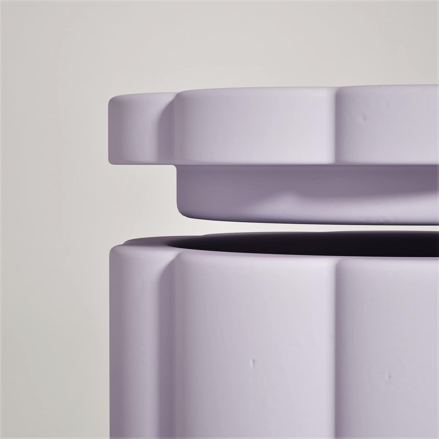 BOOWAN NICOLE Concrete Planter Molds Candle Jar Silicone Mould DIY Bathroom Accessories Set Making Tools