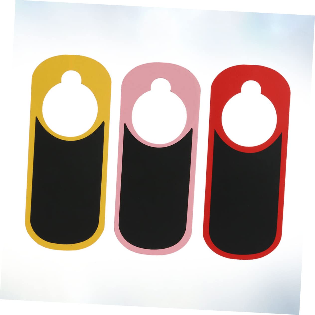 ERINGOGO 3pcs Home Decor Wood Do Not Disturb Sign Chalkboard Hanging Sign Modern Design