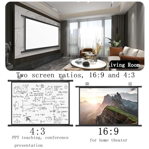 Pantalla de proyección portátil 72 pulgadas 16:9 miniatura 6