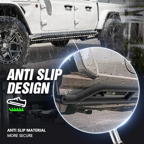 YZONA estribos Rock Slider para Jeep Gladiator JT 4 puertas miniatura 4