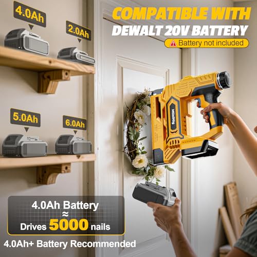 Cordless Brad Nailer Compatible with Dewalt
