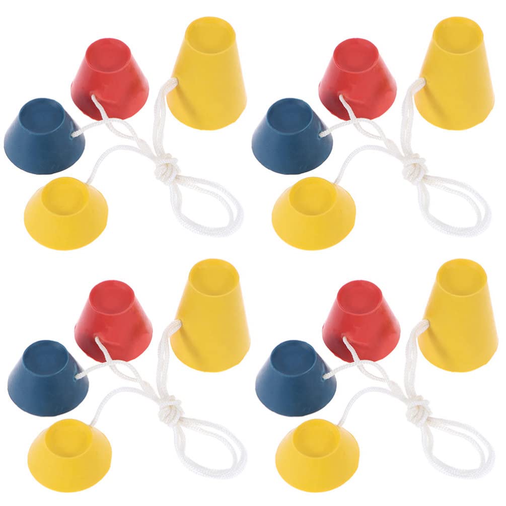 CLISPEED16Pcs Rubber Winter Tees Replaceable Golfs Tees Golfs Ball Holder Bases Golfs Balls Holders with Different Heights for Frosty Days Indoor Outdoor Training