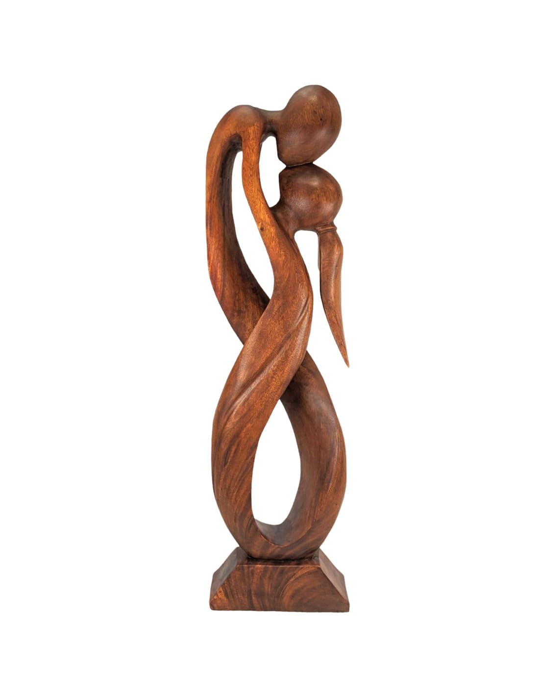 Artisanal Handwerkskulptur aus Holz, 100 cm, Motiv: Unendlichkeitssymbol XXL.