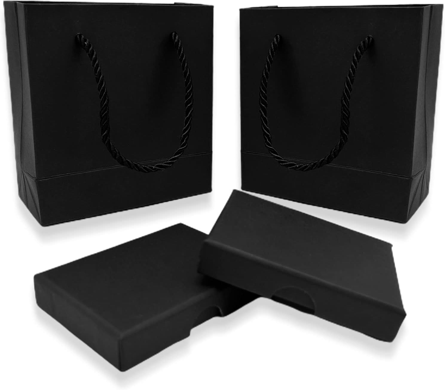 2 Pièces Boîte à Bijoux Ronde Boîte En Bois Mini Boîte De