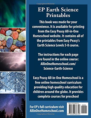 EP Earth Science Printables: Levels 5-8: Part of the Easy Peasy All-in-One Homeschool - Image 2