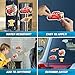 Disney Pixar Cars Decals - Set of 4 Lightning McQueen Vinyl Stickers for Car Laptop Computer Kids Water Bottle Outdoor Waterproof