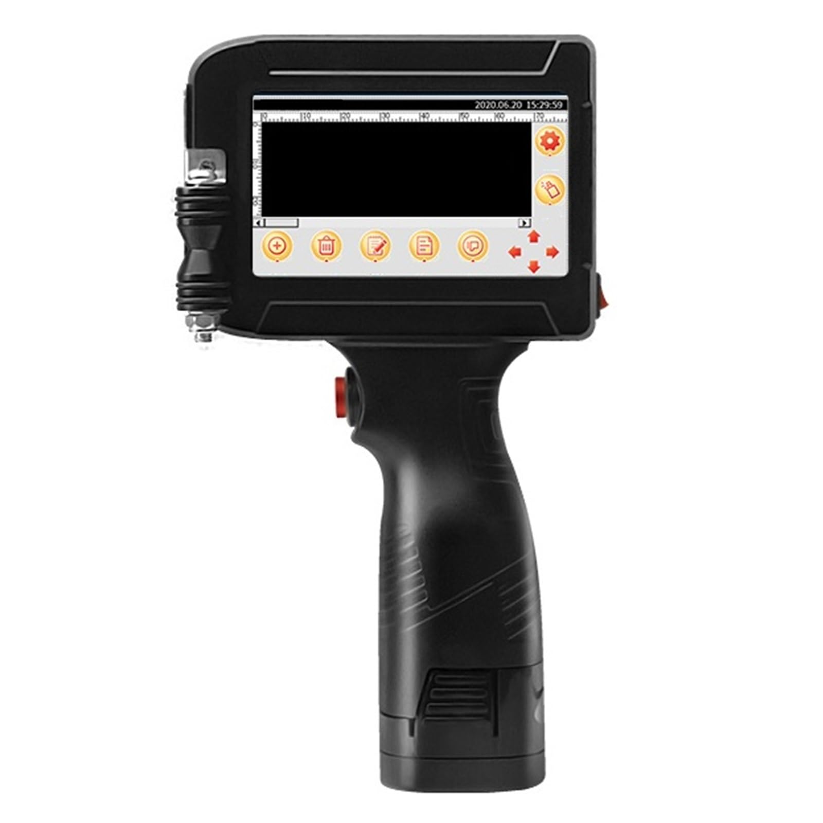 Smart Handheld Inkjet Printer Small Automatic Coding Machine Assembly Line Label Packaging Bag Qr Code Barcode Logo The Weld Is Strong(Blue carton)