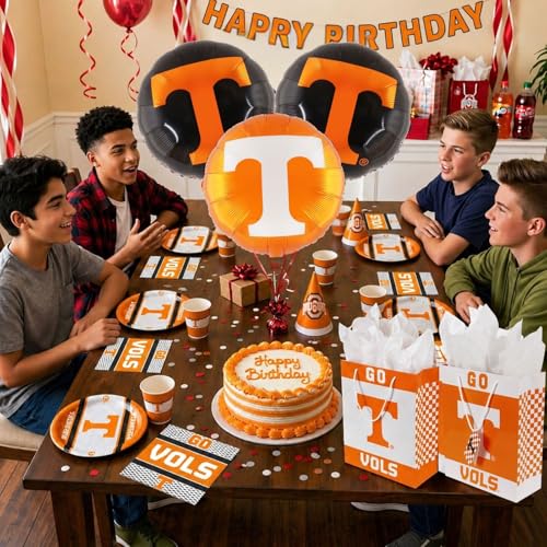 Image of Tennessee Volunteers Balloons (3 Pack)! University of Tennessee Party Supplies Constructed from Premium Mylar Material - UT Party Decorations - by Havercamp