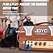 JOYO Wireless Guitar System 5.8GHz Wireless Guitar Transmitter Receiver with Charging Box 4 Signal Channel for Guitar Bass Electric Instruments (JW-06)