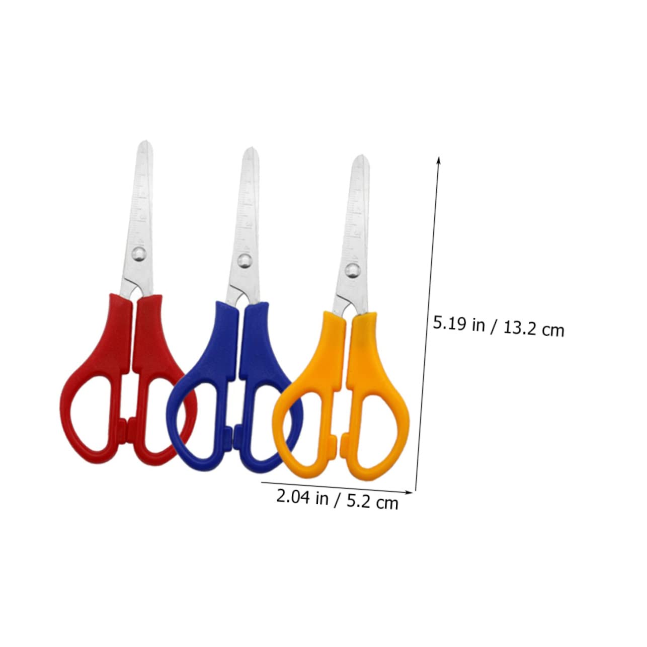 Angoily 60 Pezzi Multifunzione con Scala per e Cucito Design Ergonomico e Antiscivolo per Scuole e Fai da Te Colore Casuale
