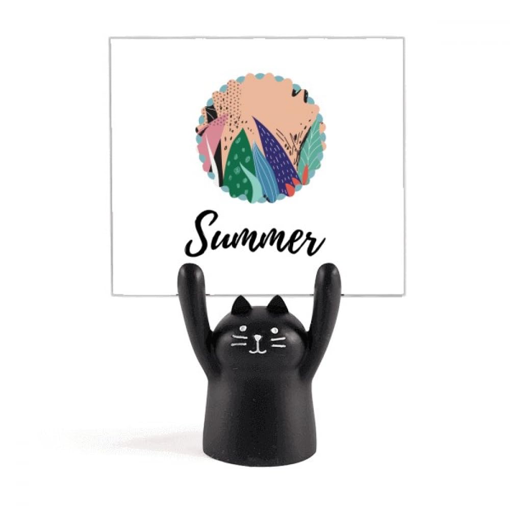 Support mémo chat noir Aloe S Art pour décoration bureau
