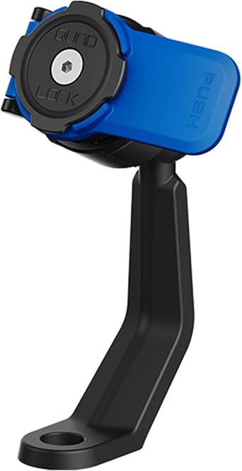 Quad Lock Motorcycle/Scooter/Moped Mirror Stem Mount for iPhone, Galaxy Pixel and Universal Adapters