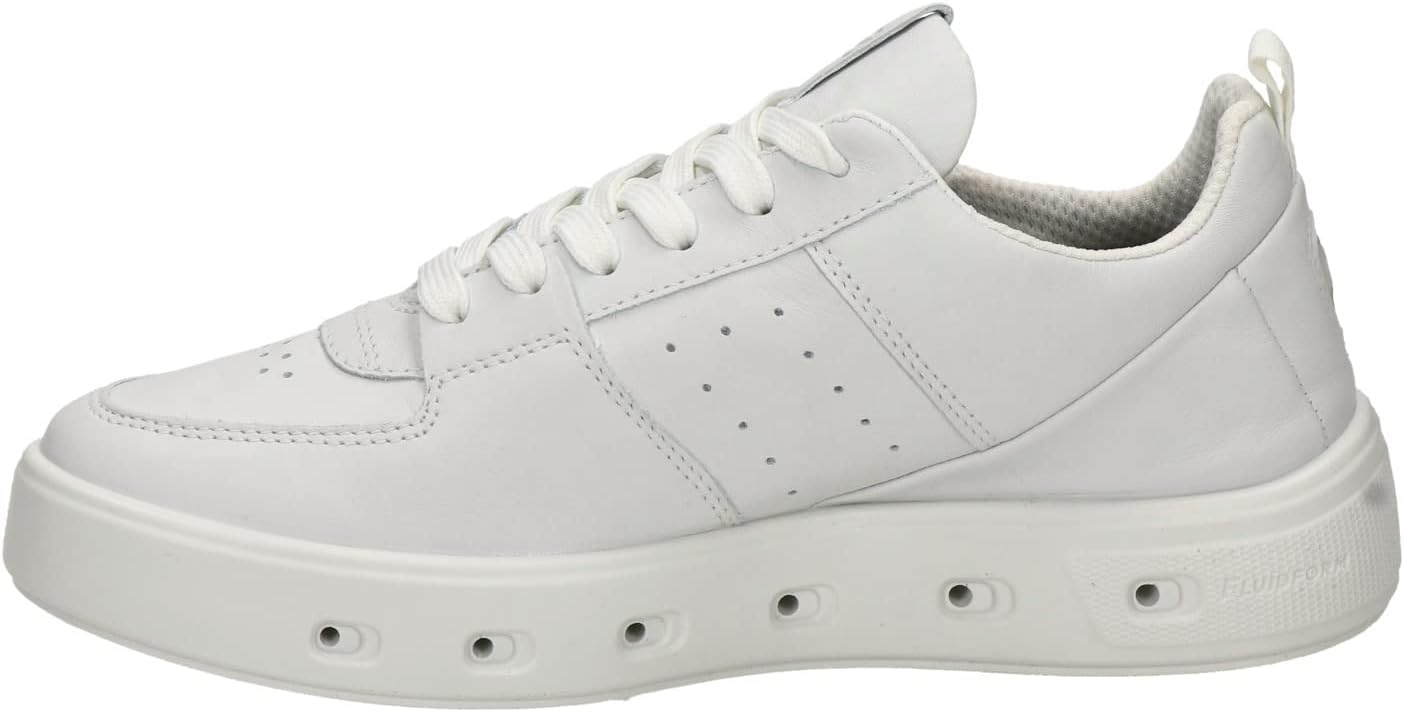 ECCO Womens Street 720 Leather White Trainers 7-7.5 US
