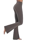 High Waist Mini Flared Leggings for Women, Tummy Control Casual Flare Yoga Pants for Yoga Workout Gym