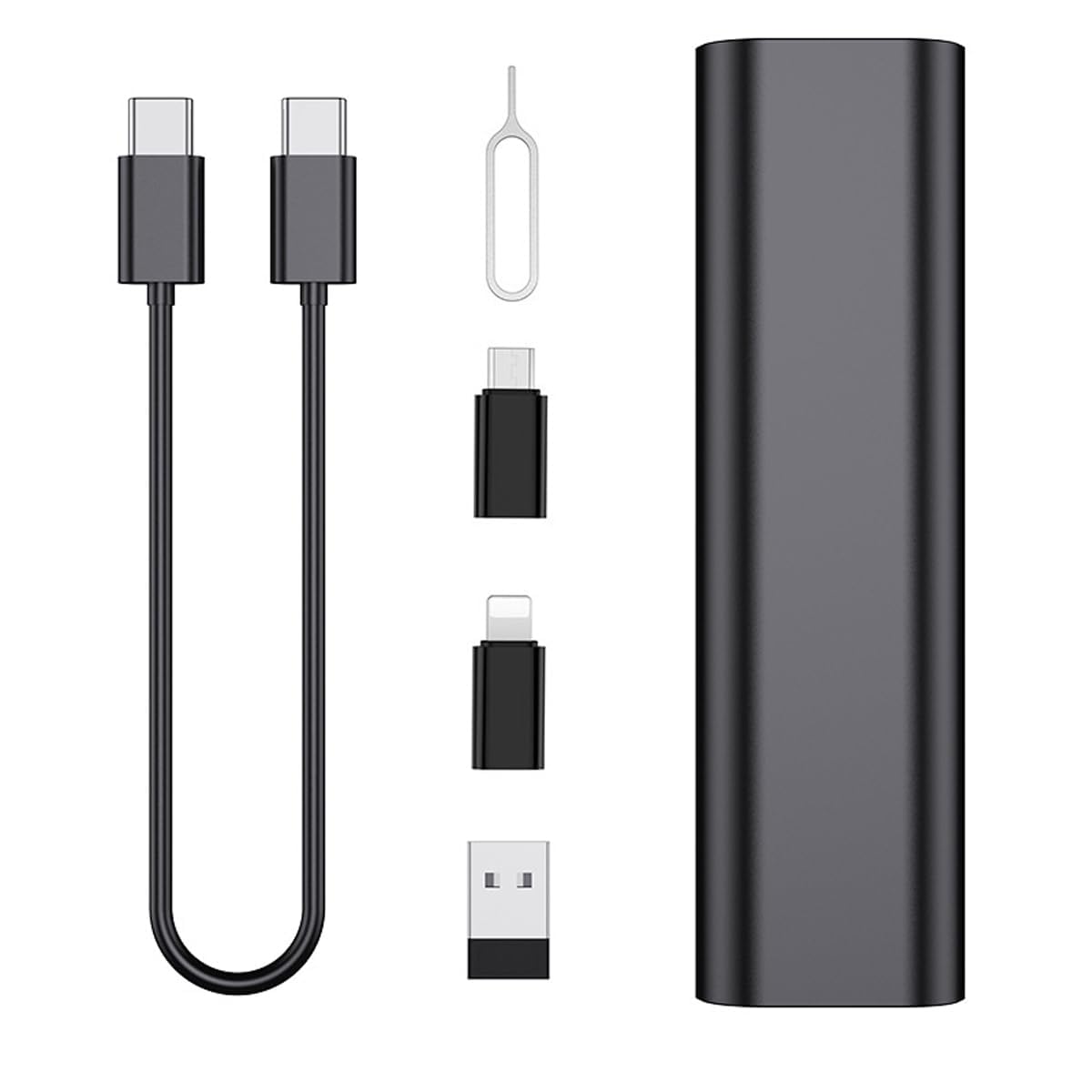Universal 6-in-1 USB-C Charging Cable Kit | 60W Fast Charger with Case Universal 6-in-1 USB-C Charging Cable Kit | 60W Fast Charger with Case