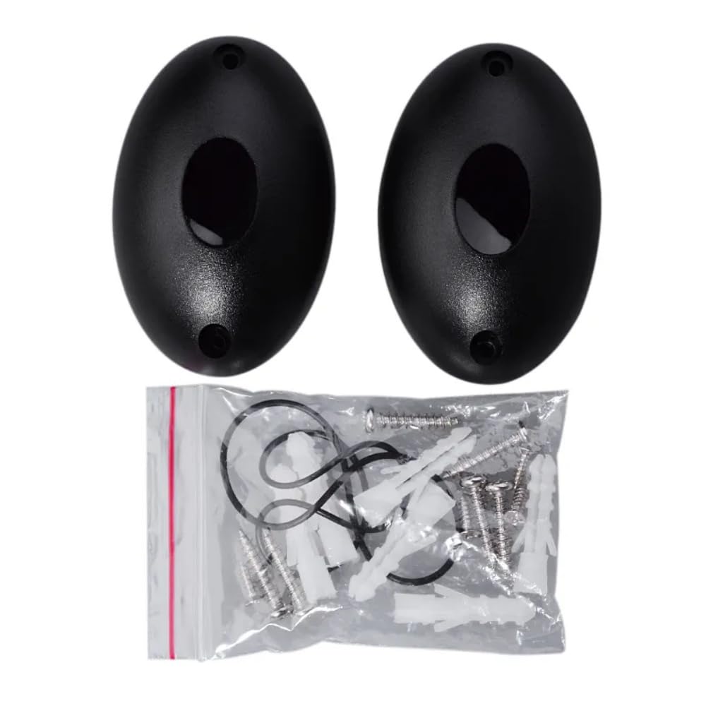 Coppia di Sensori a Fotocellula a Infrarossi 12 / 24V AC DC Fascio di Sicurezza Universale per Cancello Automatico Esterno Porta del Garage