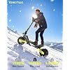 Off Road Electric Scooter for Adults, 1200W/2400W Motor E Scooter, Up to 31/40 MPH Top Speed & 20/43 Miles Long Range, 11 Off-Road Tires, 330lbs MAX Load, Foldable Fast
