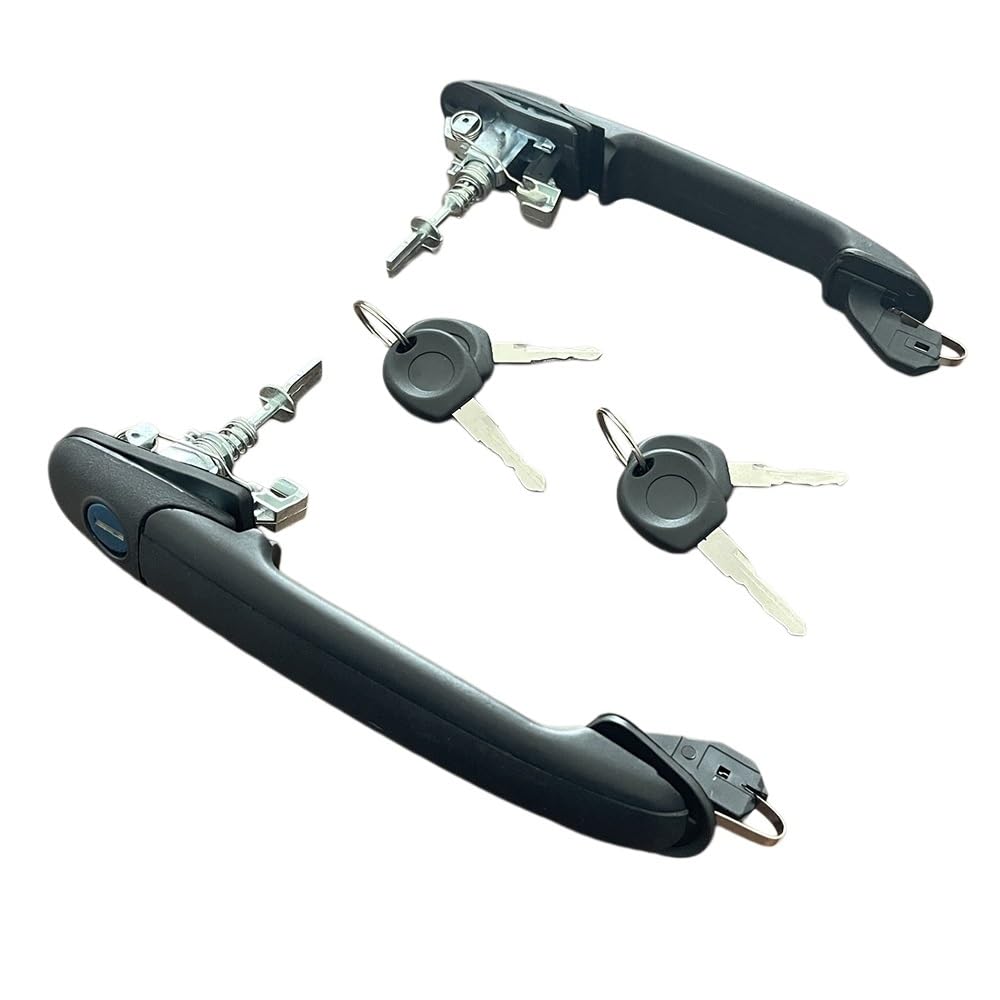 Wsx5fc One Color Exterior Door Handles 2Pcs 6N0837207c/D Front Left Right Door Handle With 2 Same For P-Olo 6N 6N1 6N2 For Sharan Seat For Alhambra For Galaxy
