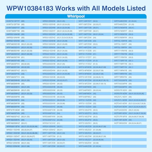 Termistor WPW10384183 sensor de temperatura de nevera compatible con Whirlpool Kenmore 2118228 7