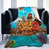 Dick Wi-Lde Fleece Throws Blankets Ultra-Warm Cozy Luxury Blanket for Bed Living Room Home Chair...