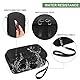 Supmay Kamera Fall für Panasonic LUMIX DC-TZ99E-K Kompakte Travel Zoom Kamera/LX10 ZS200D ZS200 ZS80 ZS100 ZS70 ZS60 Kamera, Schutzhülle Tasche mit Mesh Tasche für Akku Pack, Ladekabel, Schwarz