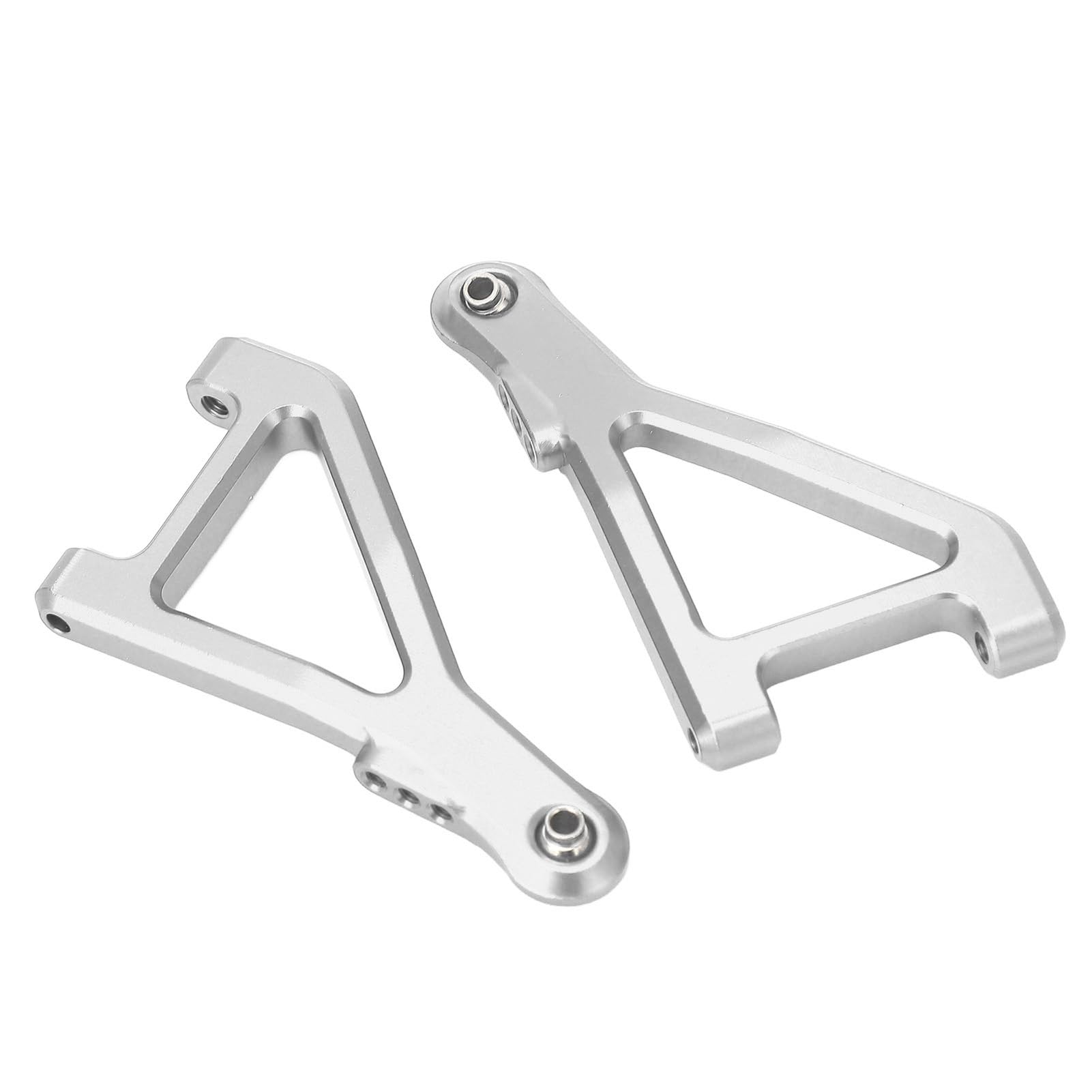 RC Front Upper Swing Arm, High Metal Aluminum Aluminum Student RC 1 for 1/10 UD1002 UD1002se (Silver)