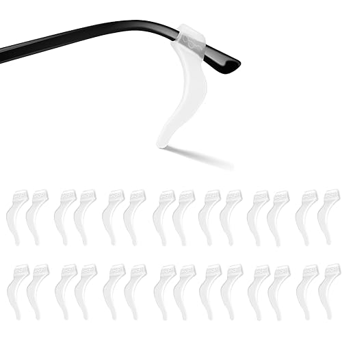 SMARTTOP Eyeglass Ear Grip - Soft Comfortable Anti-slip Holder, Silicone Ear Hook, Eye glass Temple Tips Sleeve Retainer for Sports Glasses, Sunglasses Presbyopia Reading Glasses
