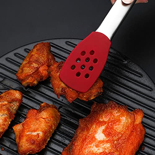 Kochzange Küchenzange, mit Silikon zum Braten, Kochen, Grillbrot, Größe: 25,8 cm, einfach und bequem zu reinigen