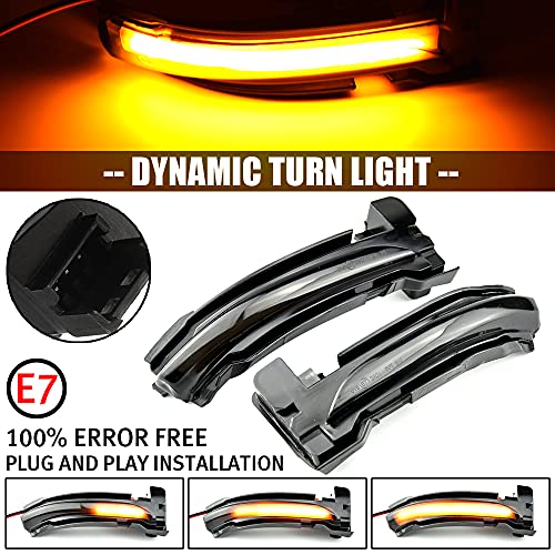 Clignotants séquentiels dynamiques LED - Pack de 2 répétiteurs pour Ford Focus