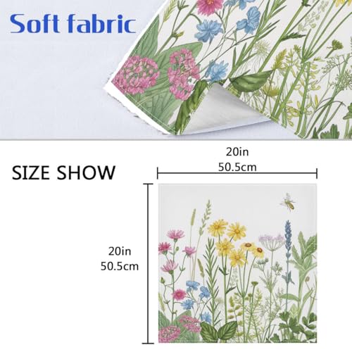 Servilletas de Tela Qilmy Wildflower 4 uds 20x20 pulg miniatura 7