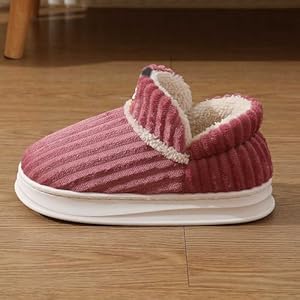 Dames vilten pantoffels met schapenwol Andy, geruit rood