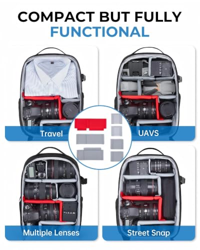 Mochila para Cámara DSLR Impermeable BAGSMART Small miniatura 4