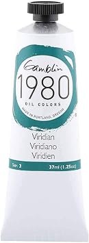 Gamblin 1980 Oil Viridian 37Ml