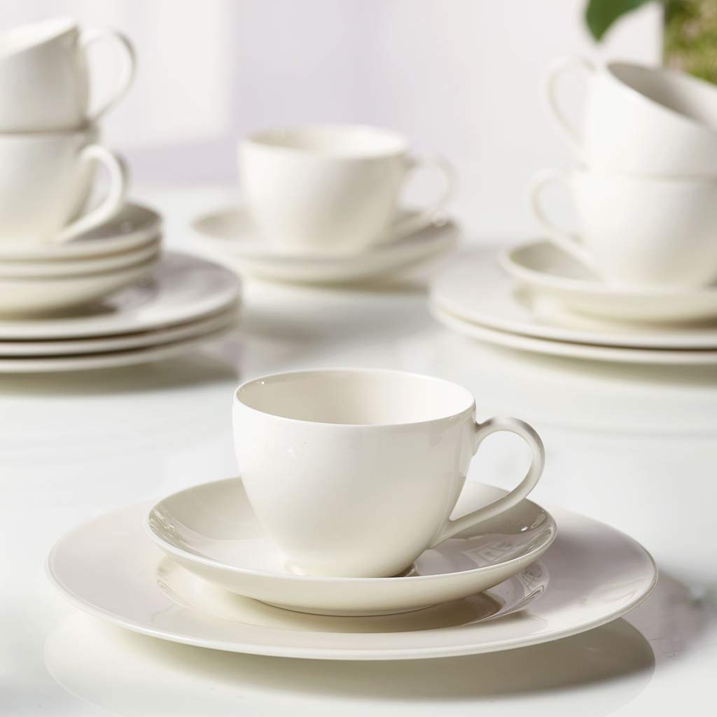 Vivo Villeroy und Boch Group Basic - Juego de accesorios para manualidades (18 unidades), color blanco 1952777126 - Porcelana de primera calidad (348,00 mm)