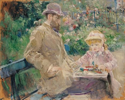 Impressions d'Art Mural Eugène Manet Berthe Morisot Poster Décoration Chambre 60x90