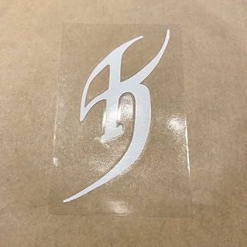 Amazon.co.jp: 氷室京介 カッティングステッカーKロゴ白マット1点のみ