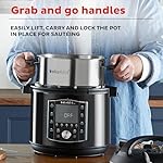 Instant Pot Pro 10-in-1 Pressure Cooker, Slow Cooker, Rice/Grain Cooker, Steamer, Sauté, Sous Vide, Yogurt Maker, Sterilizer, and Warmer, Includes App With Over 800 Recipes, Black, 6 Quart - Image 5