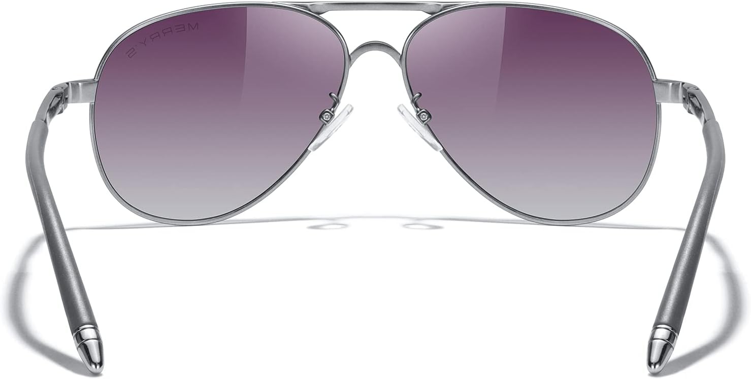 MERRY'S Aviator Sunglasses For Men Women Polarized Driving Sun glasses UV400 Protection S8513 - Image 4