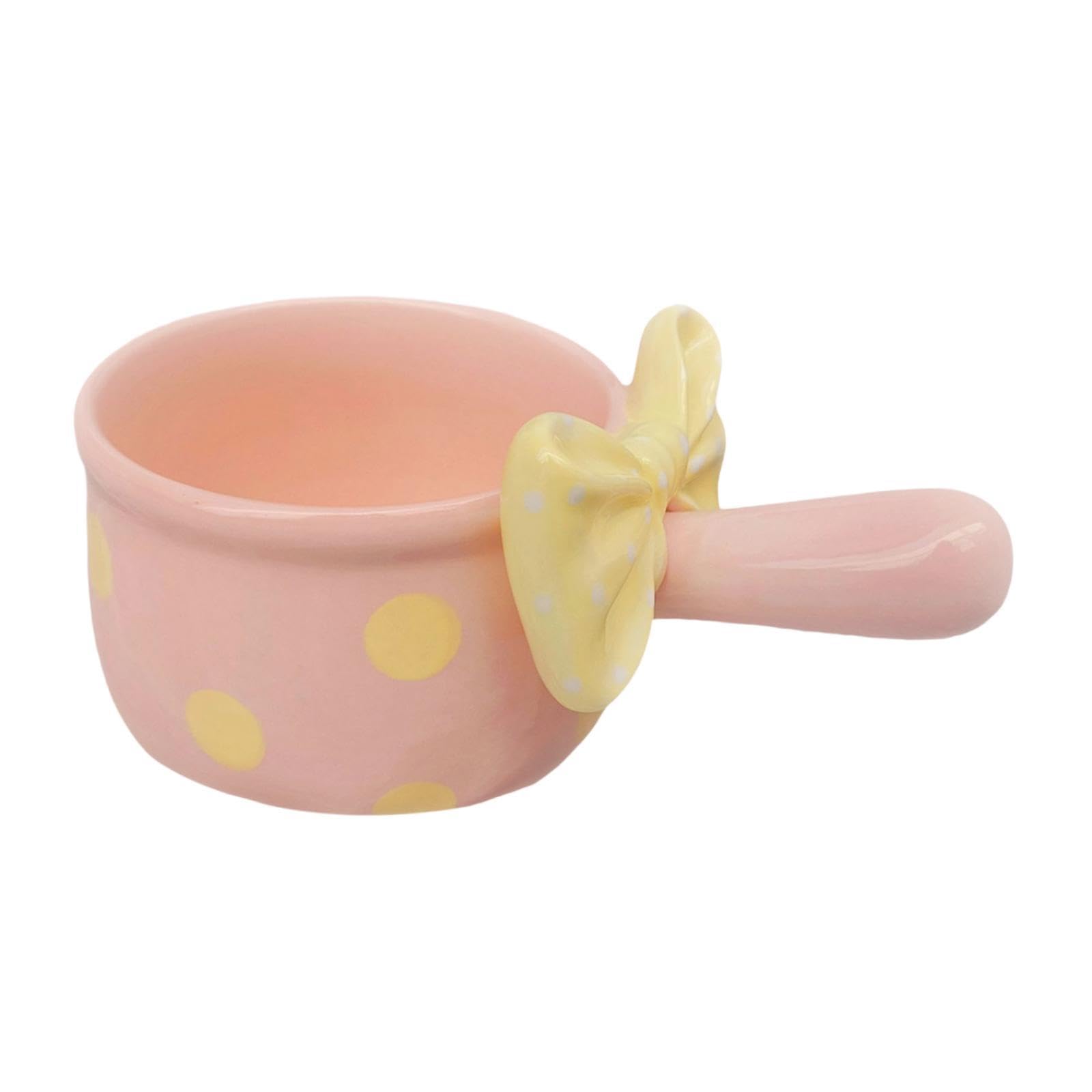 perfk Ciotola per zuppa di cipolle francese in ceramica con manici, ciotola per insalata di frutta da 600 ml per pasta, ristorante, stufato di manzo, Rosa
