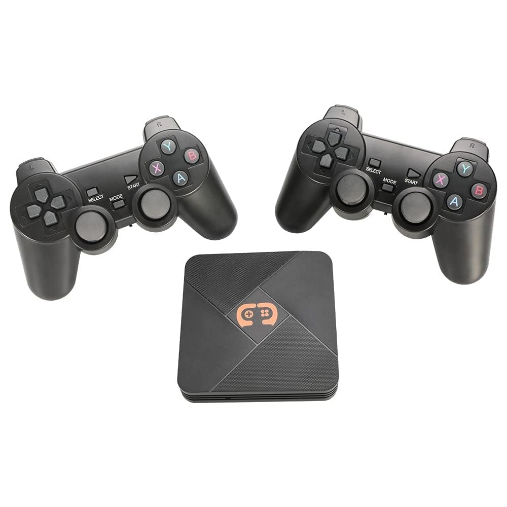 GSH Video Game Box G5 WiFi 4K HD Super Console X 20+ Emulator 45000+ Games Retro TV Box Video Game Player for CPS, GB, GBA, GBC, MD, SFC, FC, N64, PS1, PSP and Wireless Gamepad Controller. (256 gb)